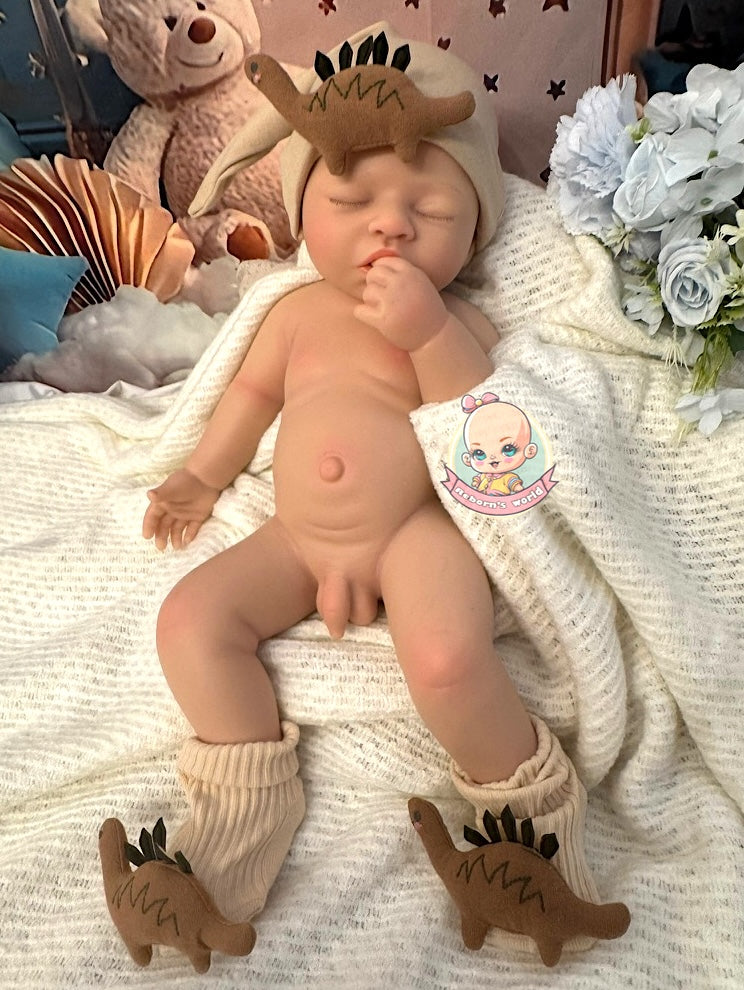 Muñeco Reborn Silicona Royal Niño 45cm / 2,6kg