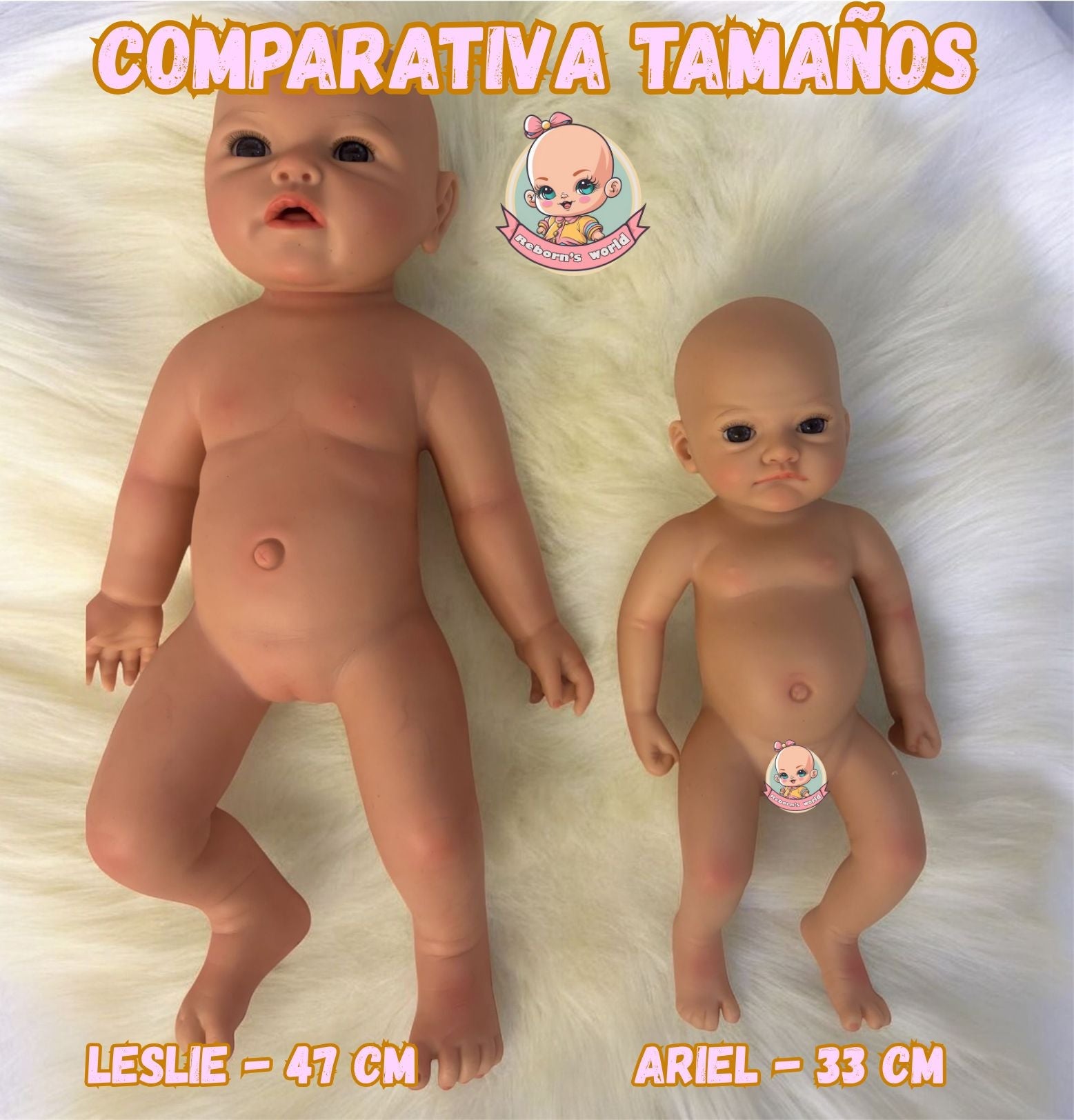 Muñeca Reborn Silicona Ariel Niña Hiperrealista 33cm / 1,2 kg