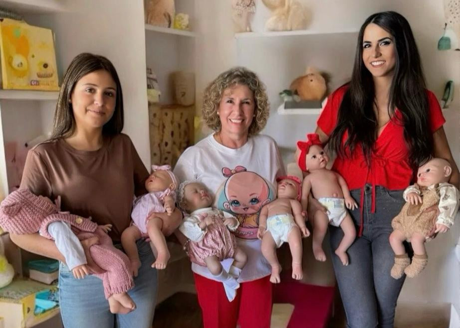 Muñeca Reborn Silicona Pelo Lou Lou Ojos Abiertos Niña 46cm / 2,8kg