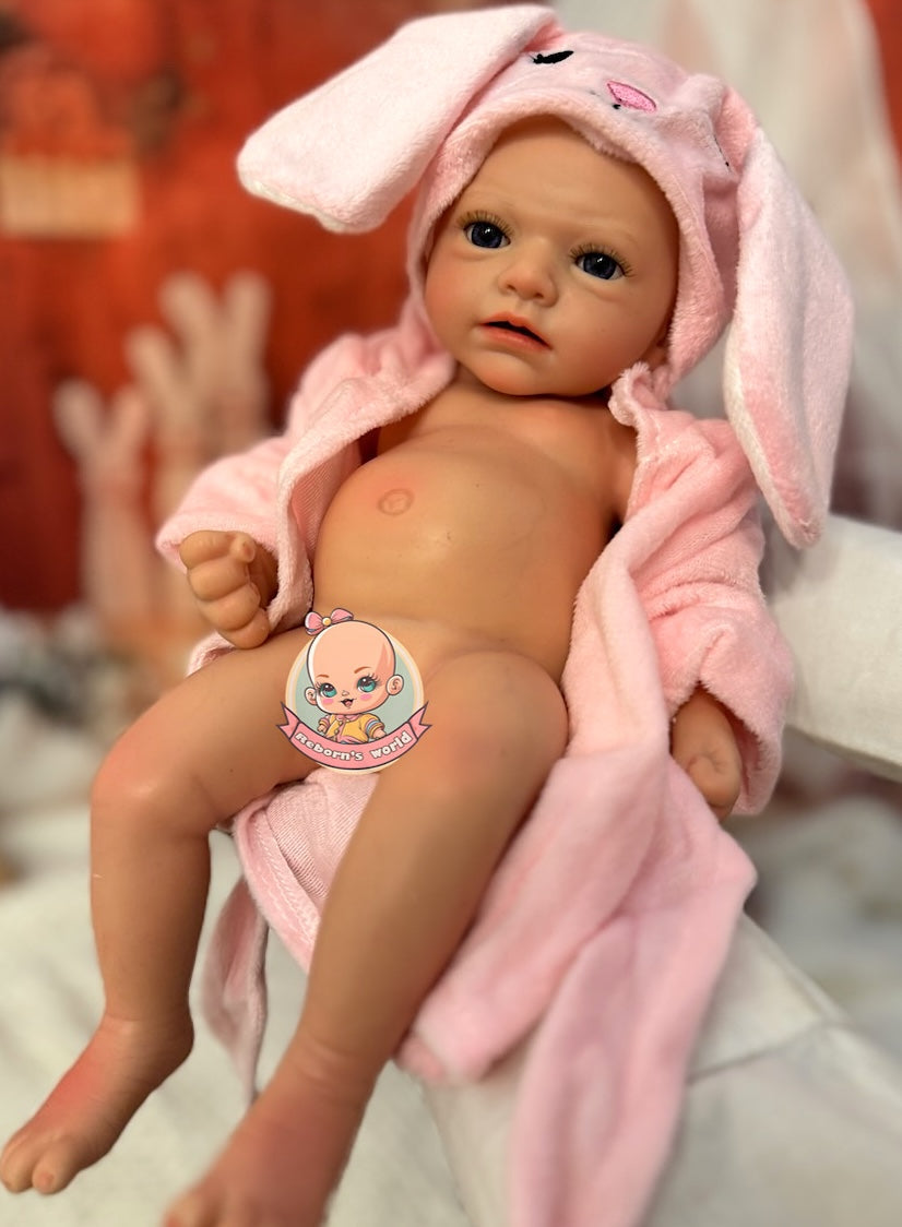 Muñeca Reborn Silicona Ariel Niña Hiperrealista 33cm / 1,2 kg