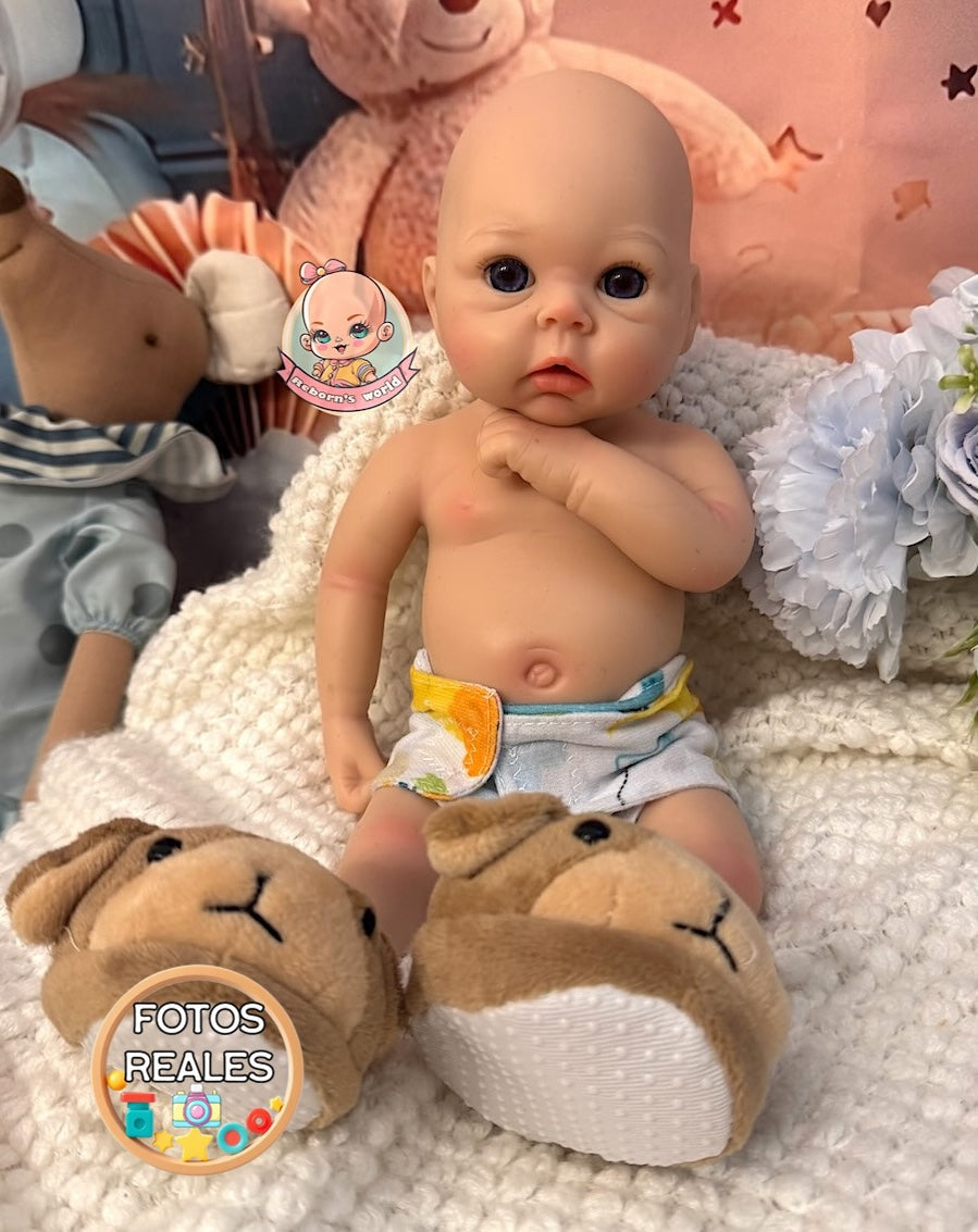 Muñeco Reborn Silicona Max Niño 33cm / 1,2kg