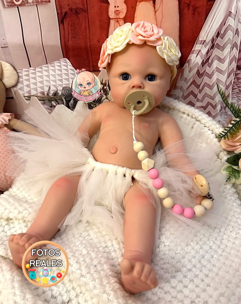 Muñeca Reborn Silicona Nicky Niña 47cm / 3,3kg