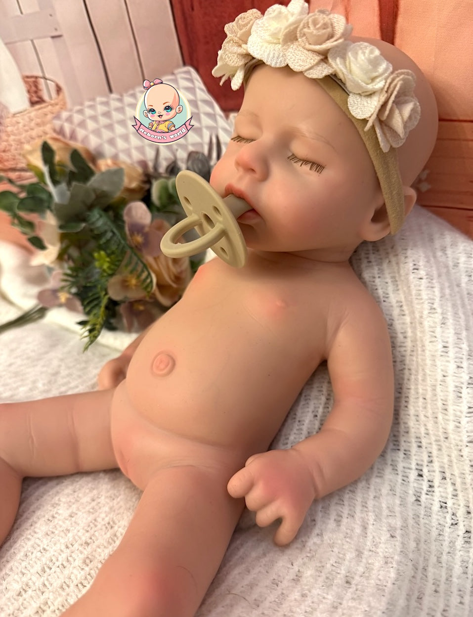 Muñeca Reborn Silicona Alma Niña 37cm / 1,6kg