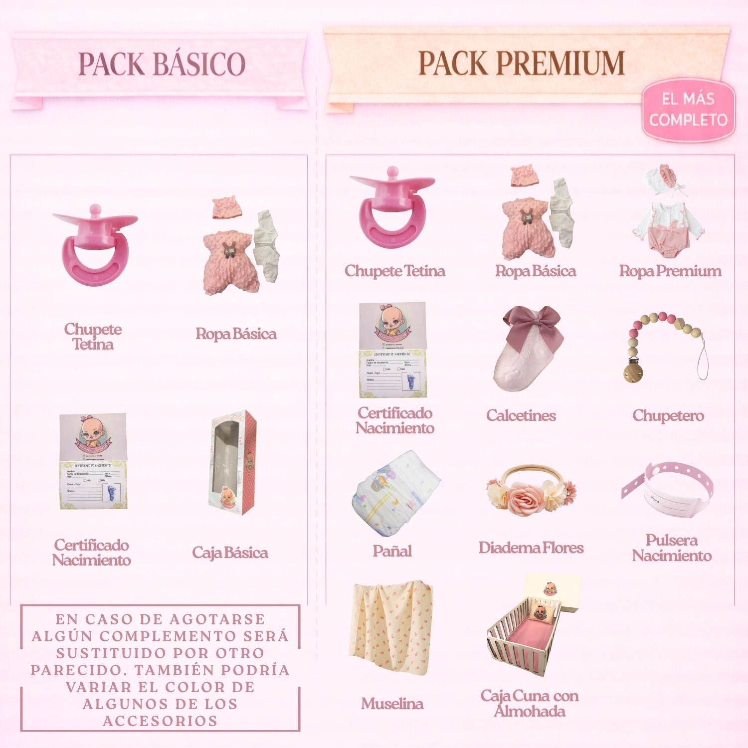 Muñeca Reborn Silicona Lou Lou Ojos Cerrados Niña 46cm / 2,8kg