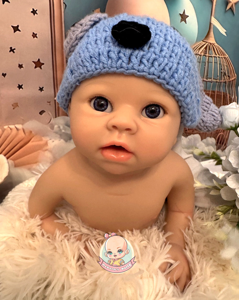 Muñeco Reborn Silicona Milú Niño 52cm / 4kg