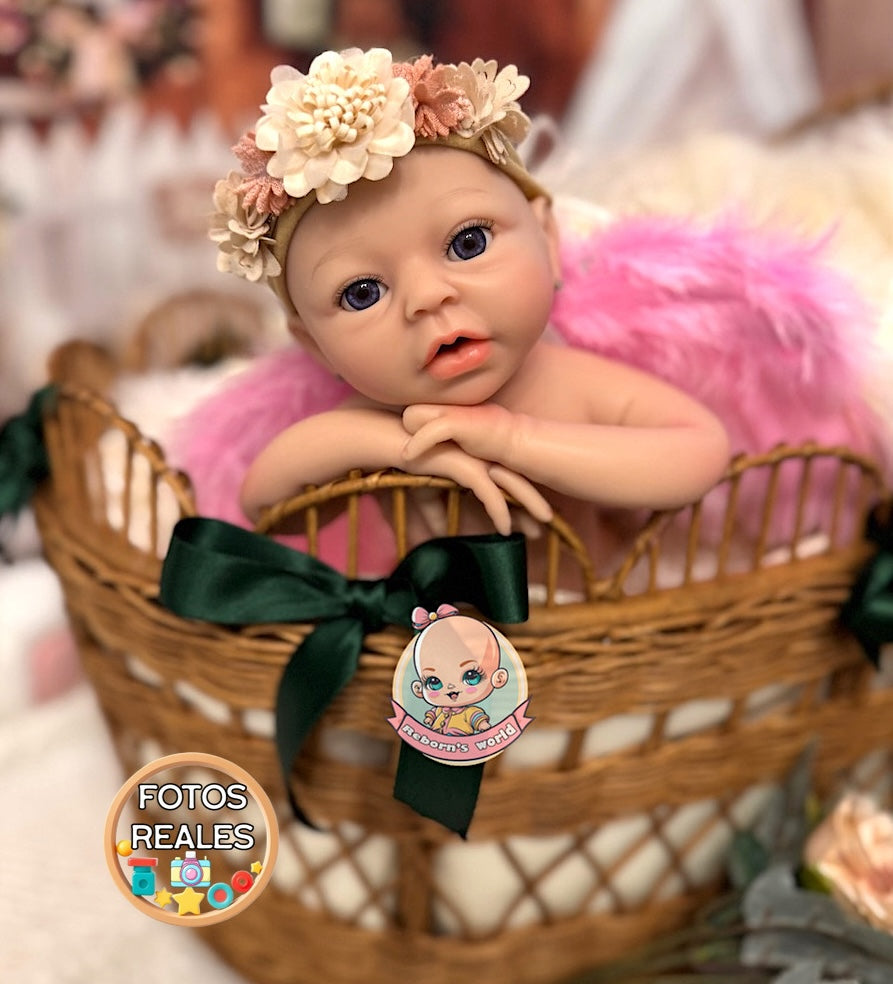 Muñeca Reborn Silicona Anuk Niña 40cm / 1,7kg