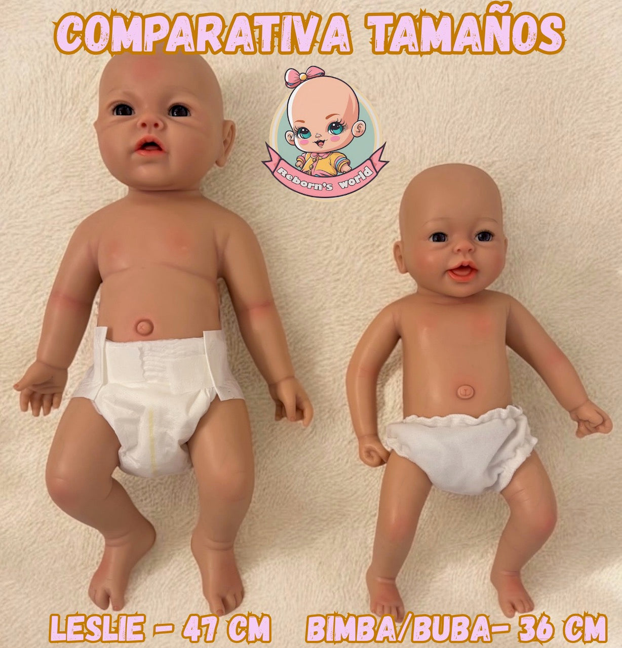 Muñeco Reborn Silicona Buba Niño 36cm / 1,6kg