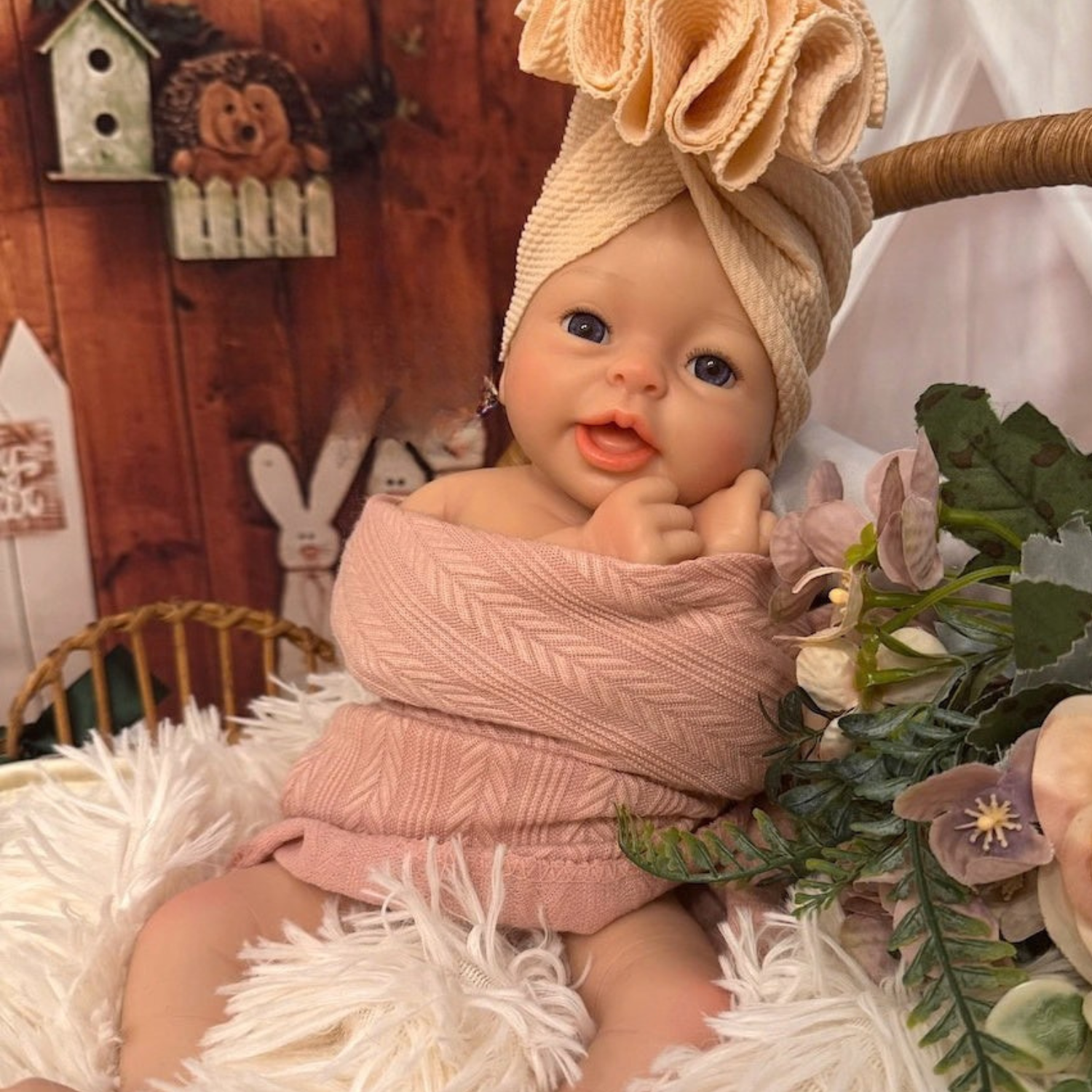 Muñeca Bimba Niña Reborn Silicona 36cm / 1.6kg