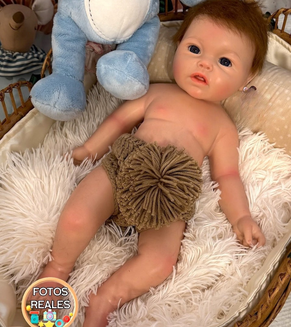 Muñeca Reborn de silicona de Leslie Niño 47cm / 2,8kg