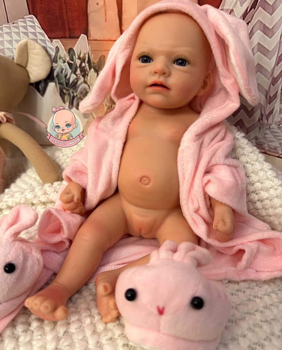 Muñeca Reborn Silicona Ariel Niña Hiperrealista 33cm / 1,2 kg