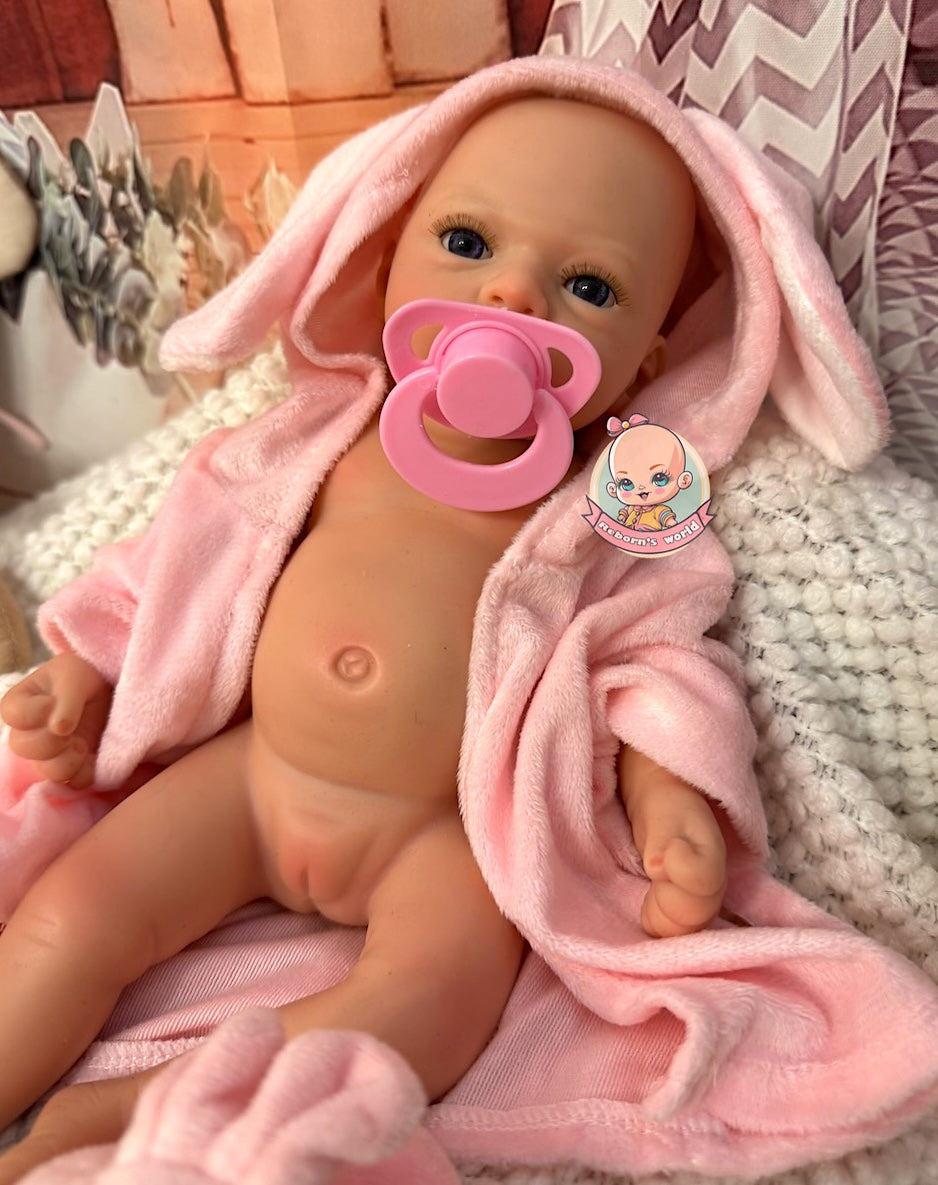 Muñeca Reborn Silicona Ariel Niña Hiperrealista 33cm / 1,2 kg