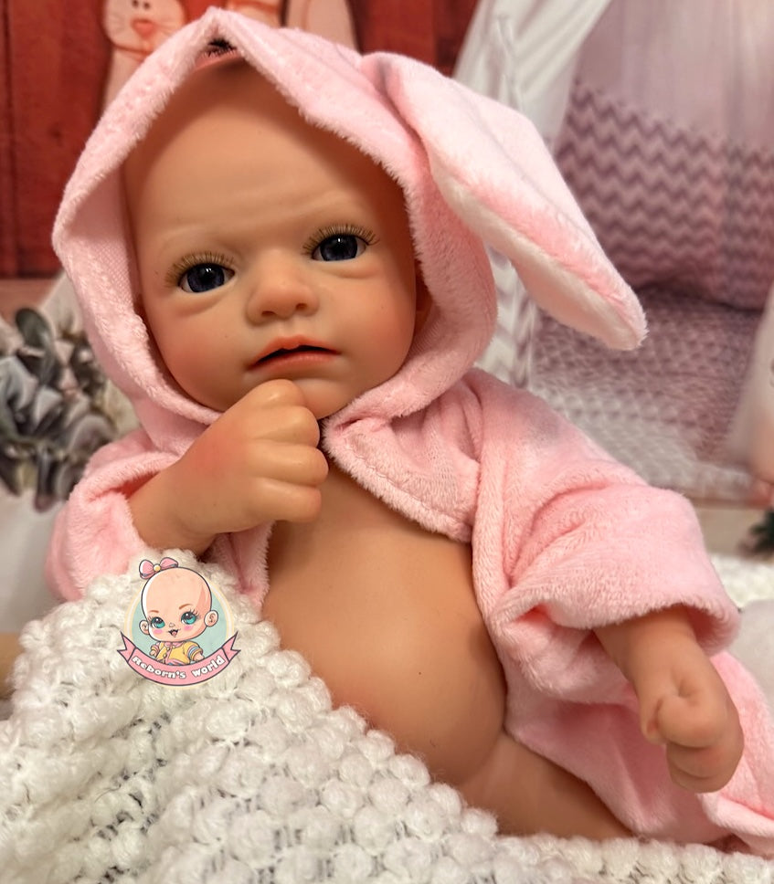 Muñeca Reborn Silicona Ariel Niña Hiperrealista 33cm / 1,2 kg