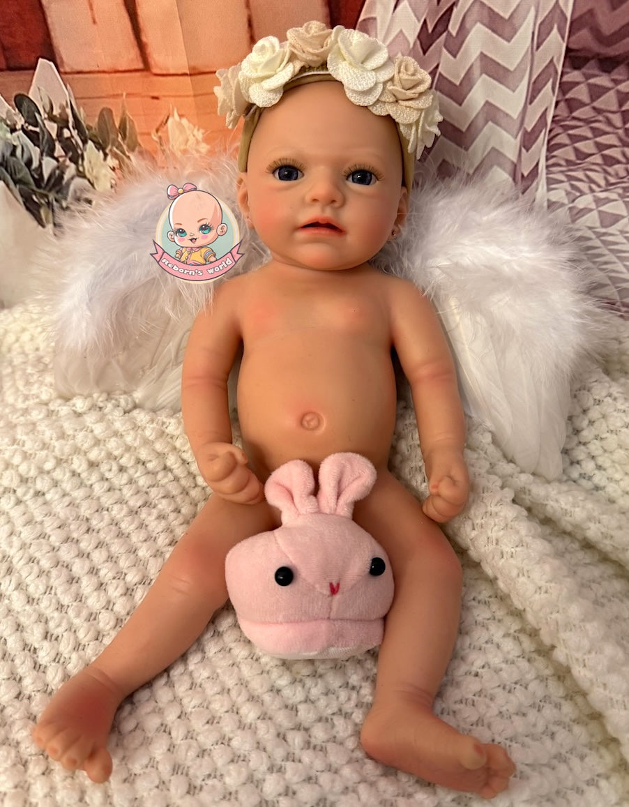 Muñeca Reborn Silicona Ariel Niña Hiperrealista 33cm / 1,2 kg