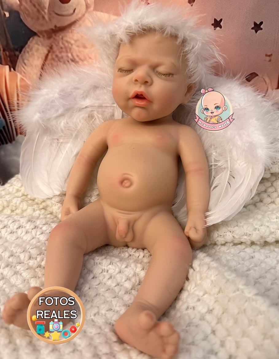 Muñeco Reborn Silicona Leo Niño 33cm / 1,2kg