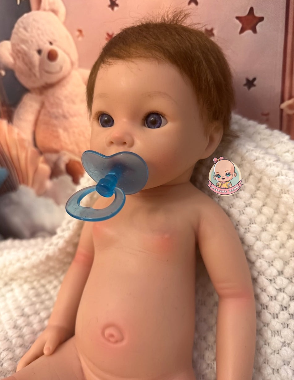 Muñeco Reborn Silicona Pelo Andy Niño 40cm / 1,7kg