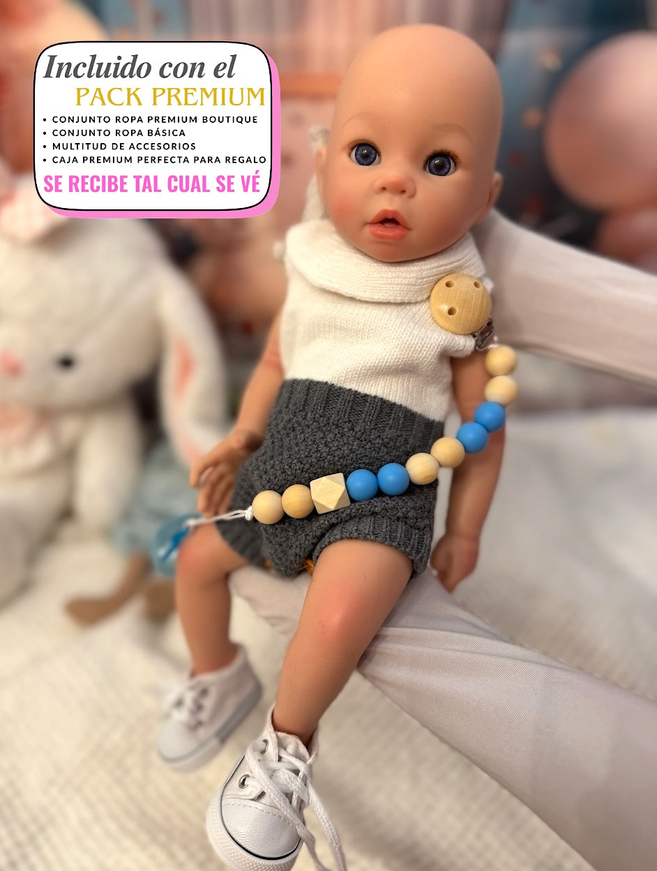 Muñeco Reborn Silicona Andy Niño 40cm / 1,7kg