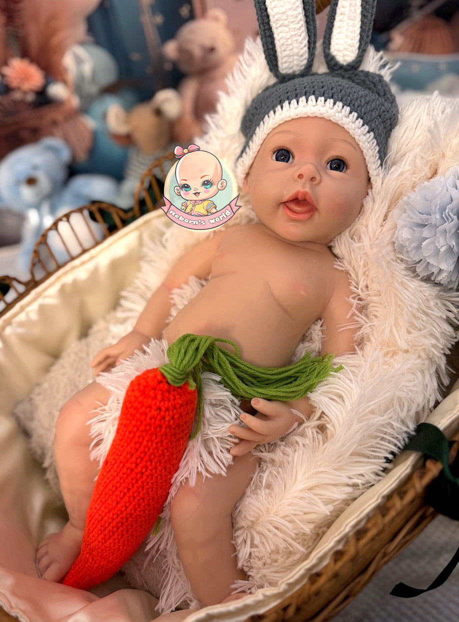 Muñeco Reborn Silicona Martín Niño 52cm / 3,6kg