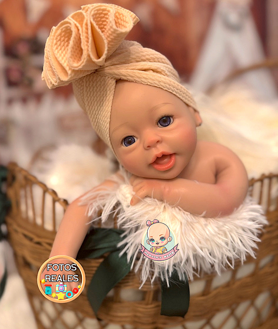 Muñeca Reborn Silicona Bimba Niña 36cm / 1,6kg