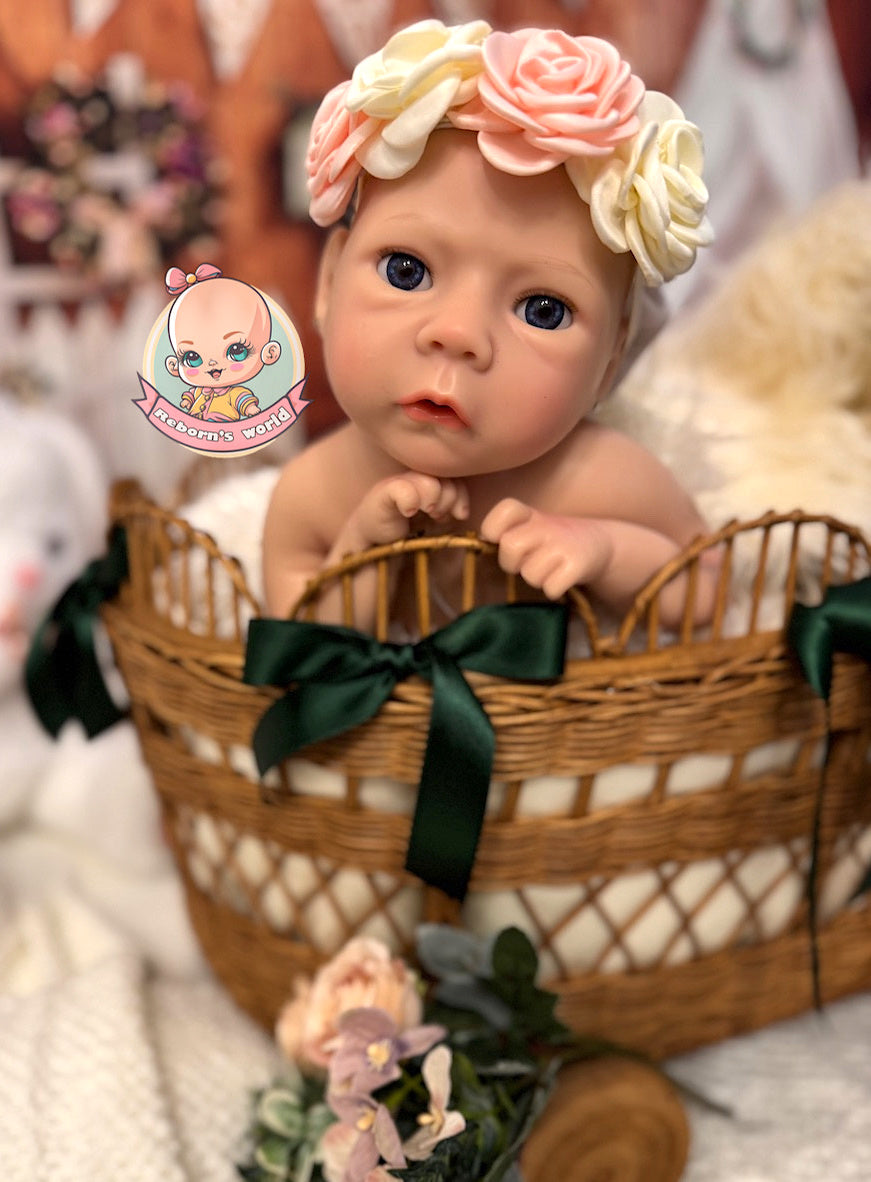 Muñeca Reborn Silicona Valeri Niña 47cm / 3kg