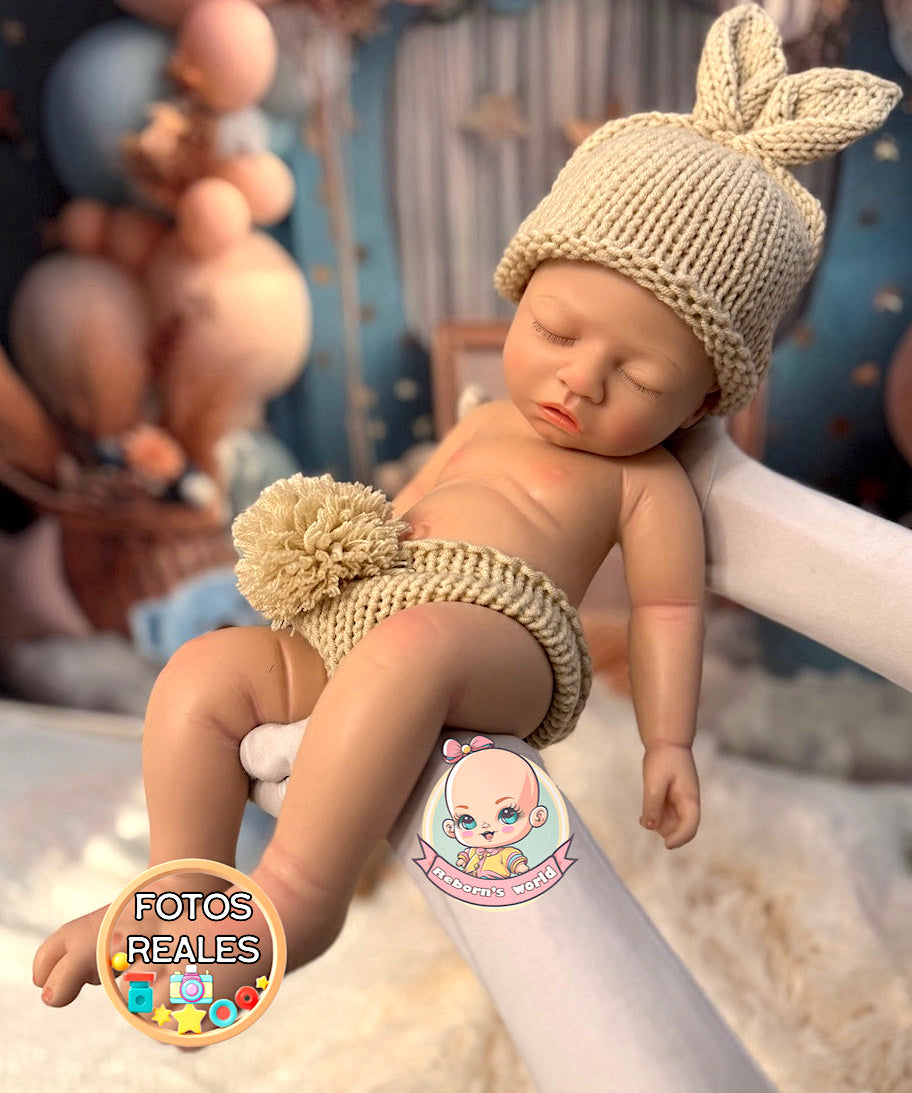 Muñeco Reborn Silicona Royal Niño 45cm / 2,6kg