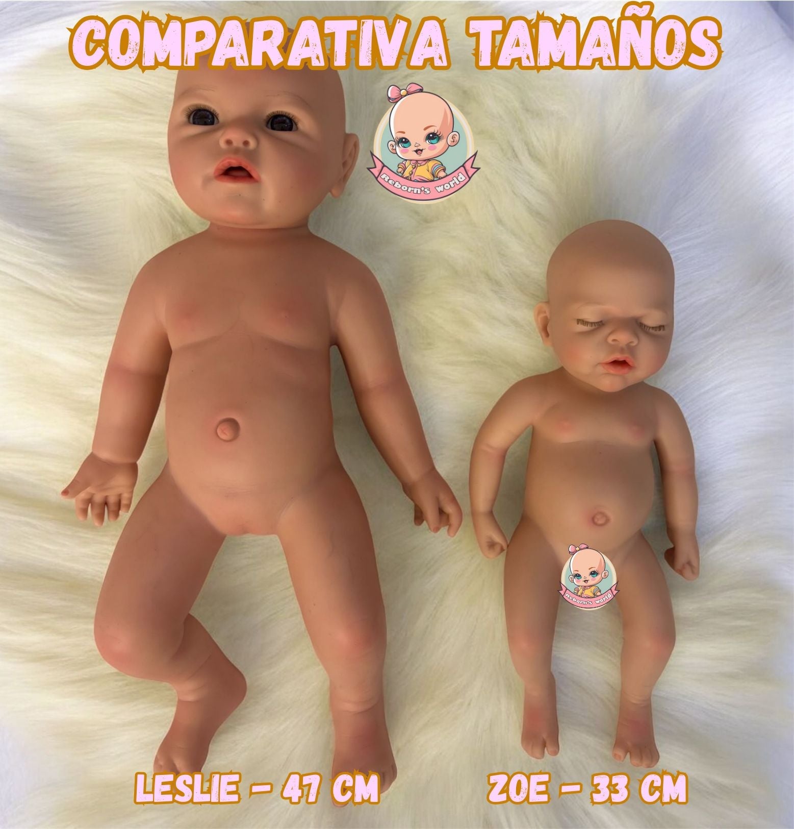 Muñeca Reborn Silicona Zoe Niña 33cm / 1,2kg