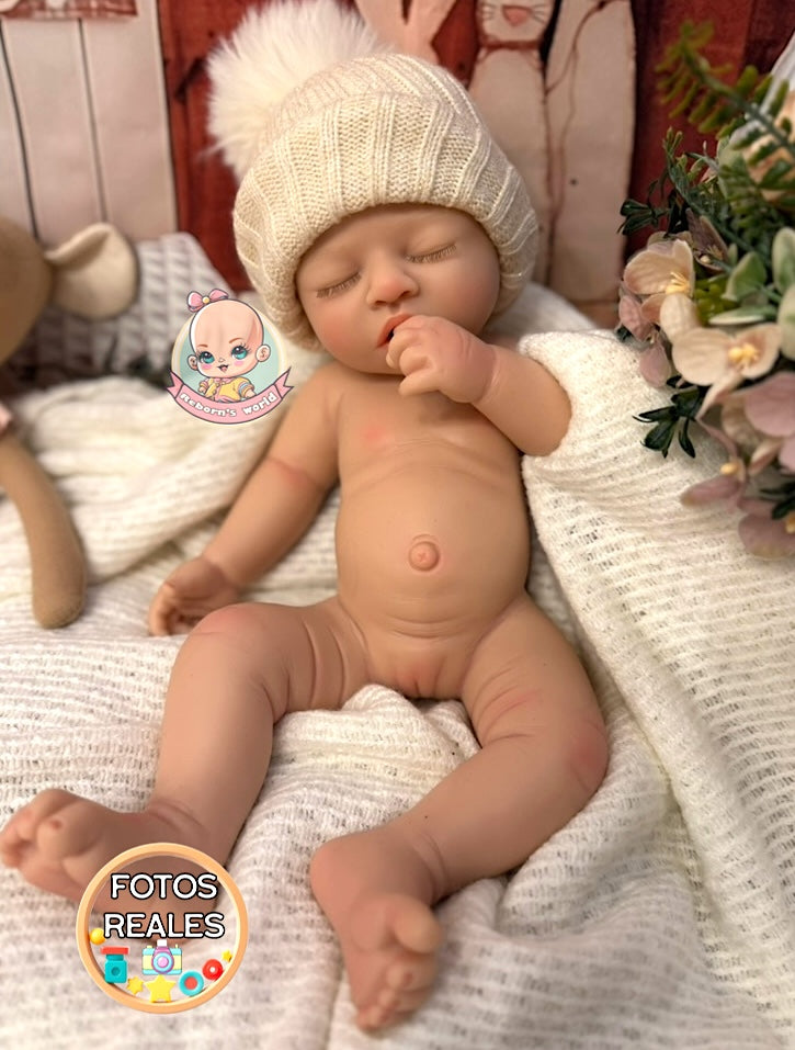 Muñeca Reborn Silicona Royal Niña 45cm / 2,6kg