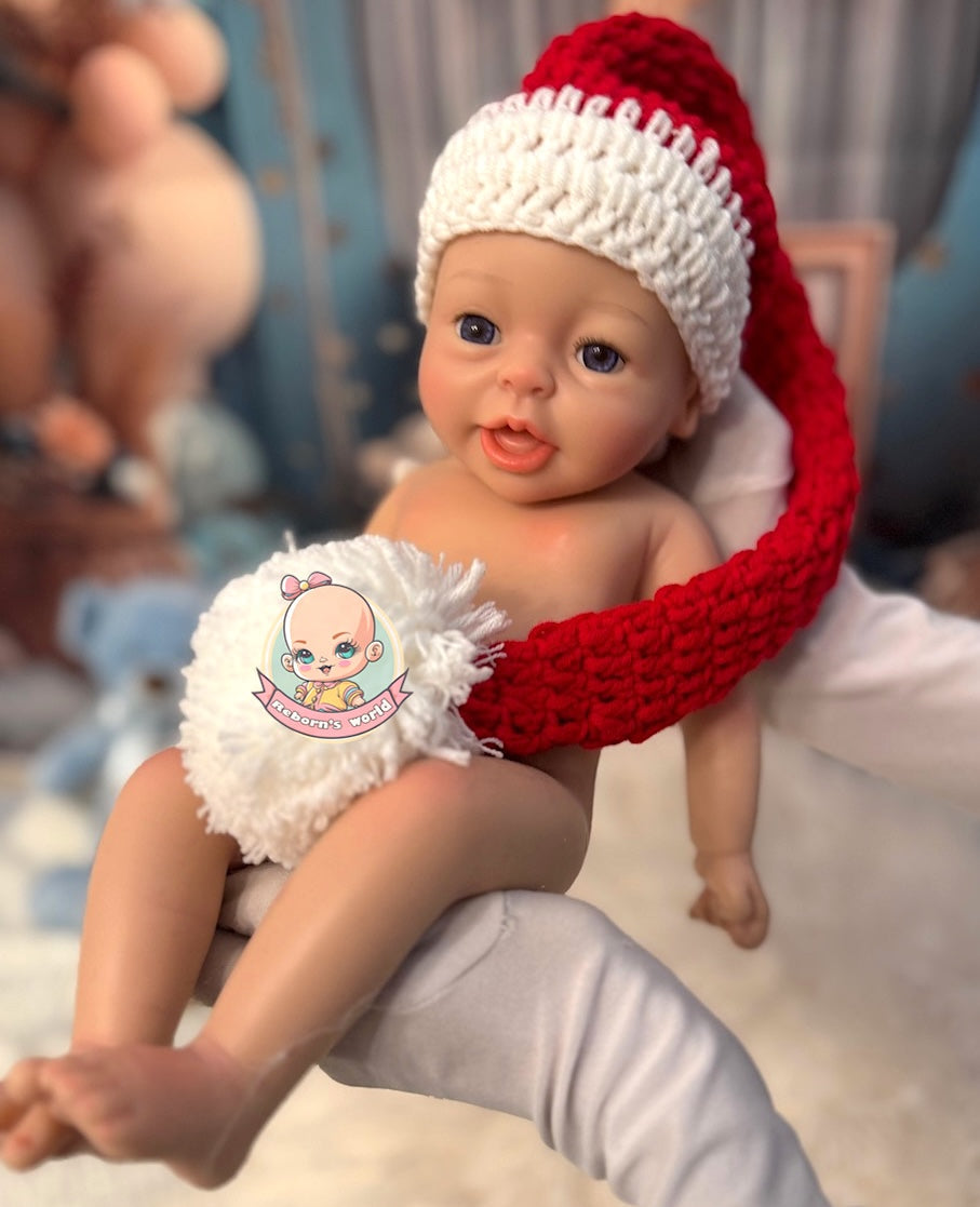 Muñeco Reborn Silicona Buba Niño 36cm / 1,6kg