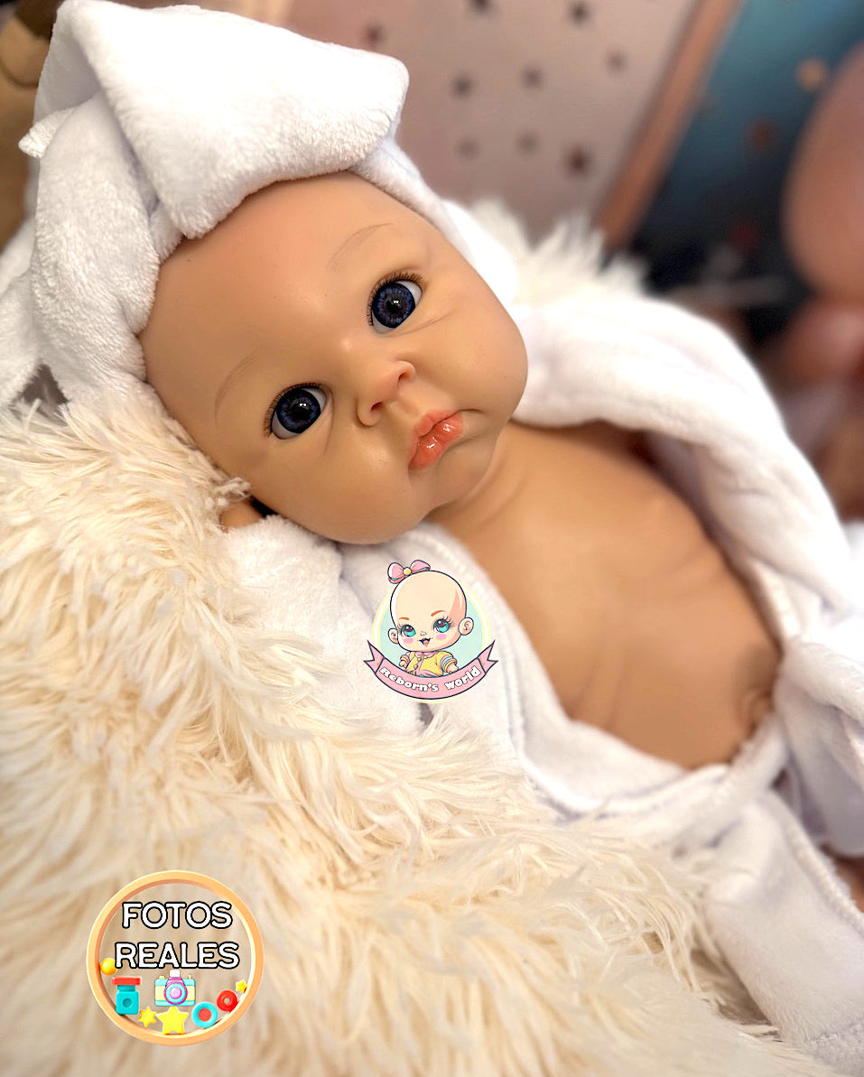 Muñeco Reborn Silicona Nicky Niño 47cm / 3,3kg