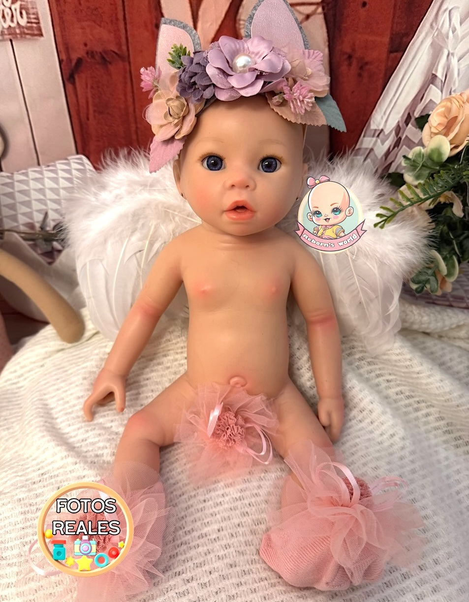 Muñeca Reborn Silicona Andy Niña 40cm / 1,7kg