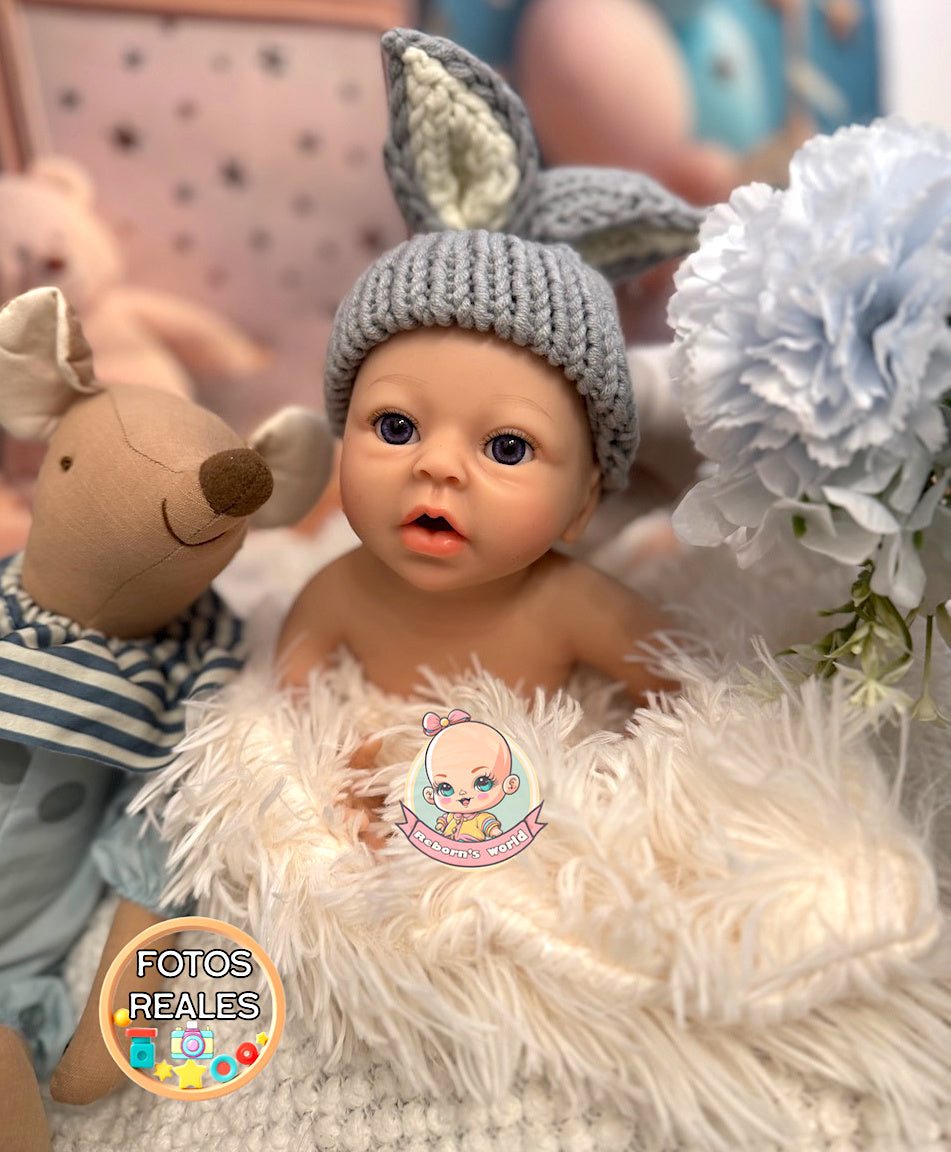 Muñeco Reborn Silicona Anuk Niño 40cm / 1,7kg