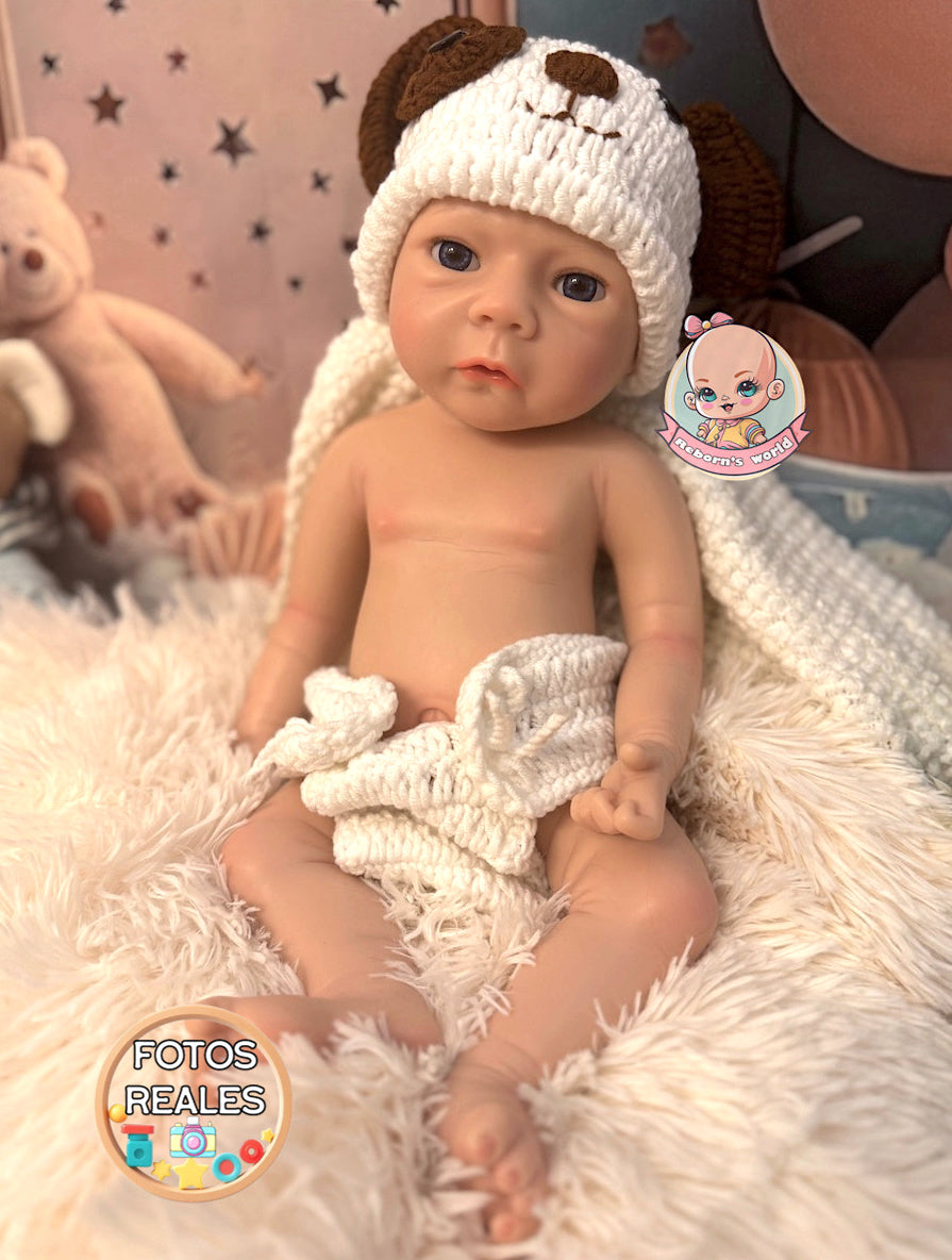Muñeco Reborn Silicona Valeri Niño 47cm / 3kg