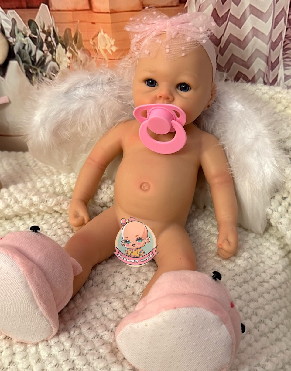 Muñeca Reborn Silicona Maya Niña 33cm / 1,2 kg