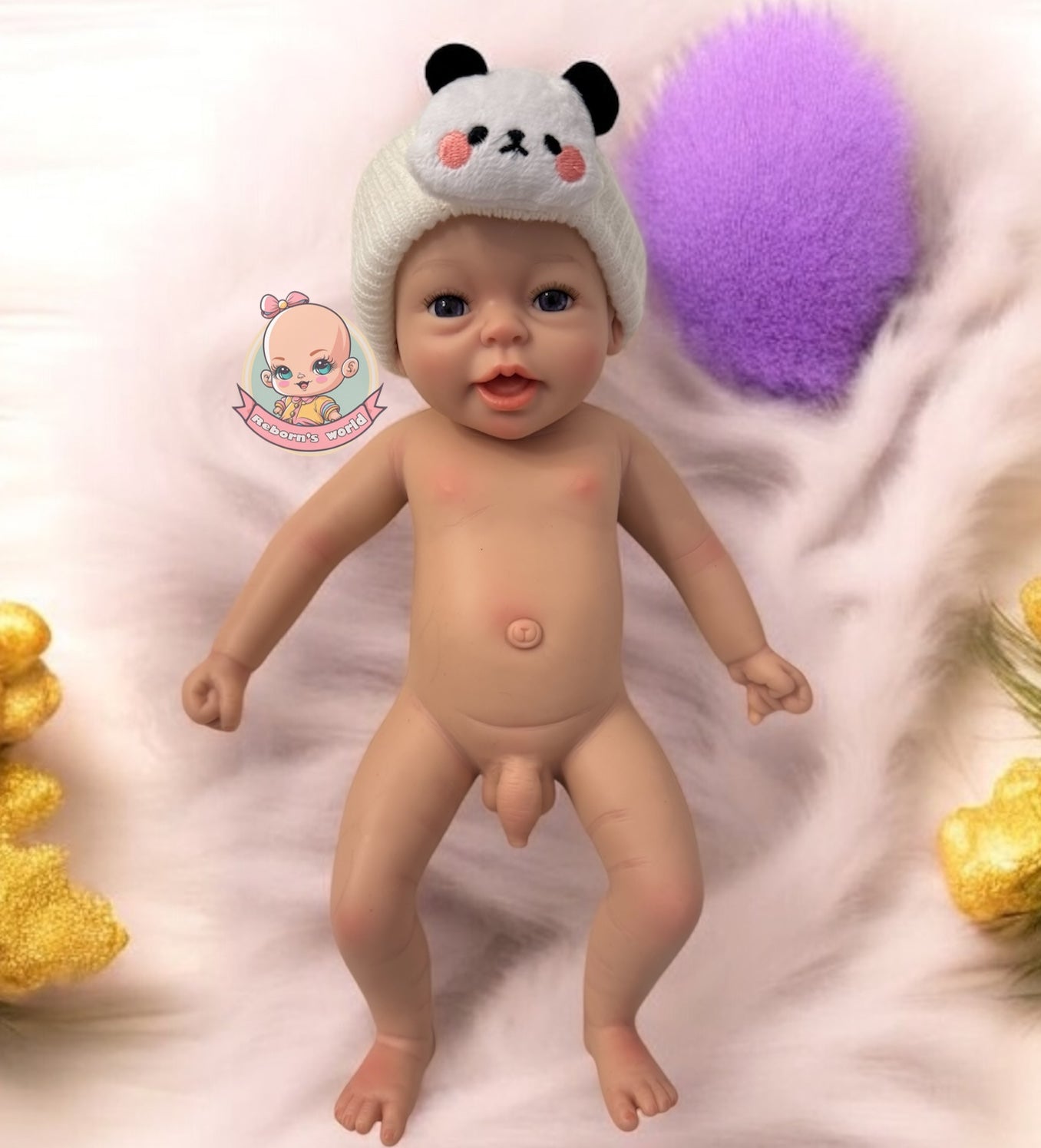 Muñeco Reborn Silicona Buba Niño 36cm / 1,6kg