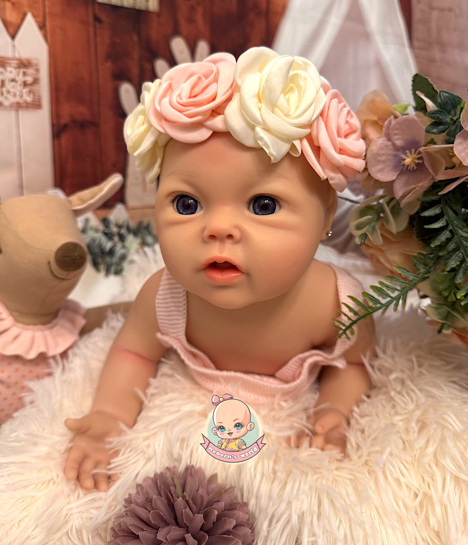 Muñeca Reborn Silicona Leslie Niña 47cm / 2,8kg