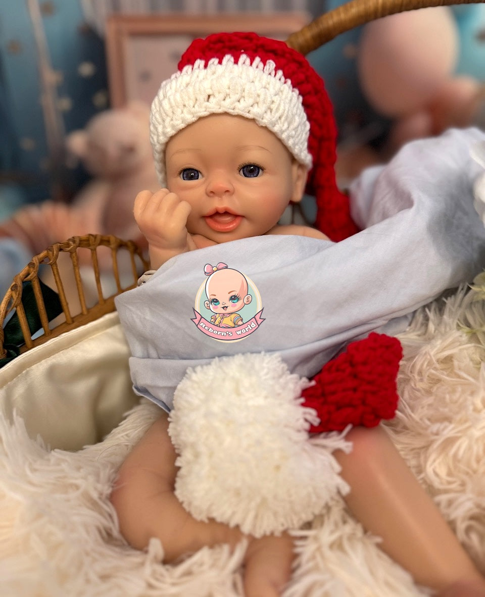 Muñeco Reborn Silicona Buba Niño 36cm / 1,6kg