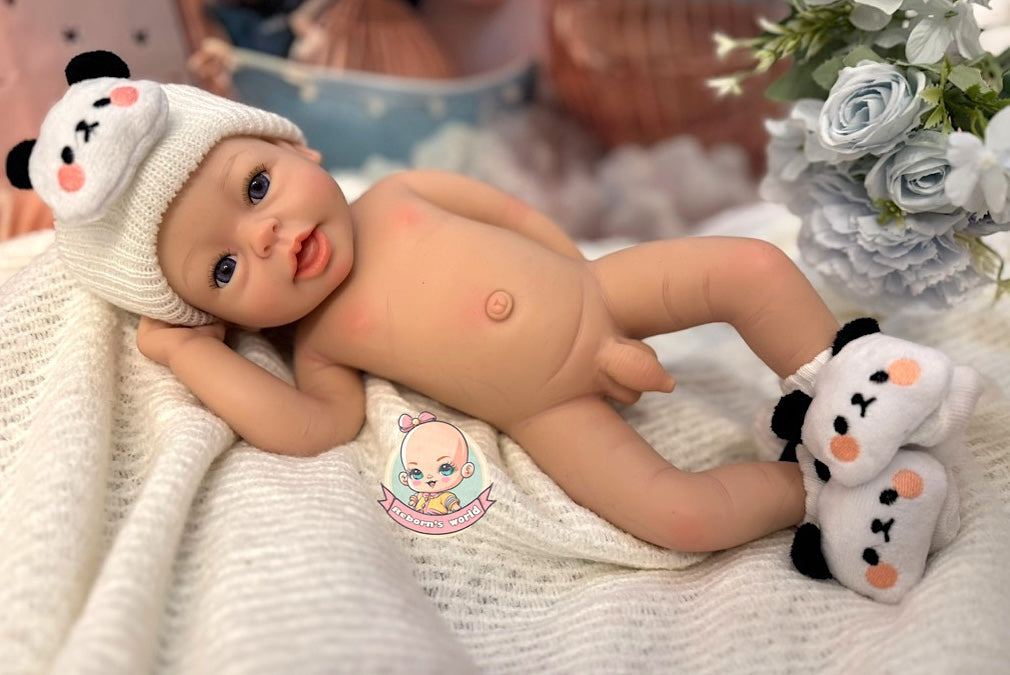 Muñeco Reborn Silicona Buba Niño 36cm / 1,6kg